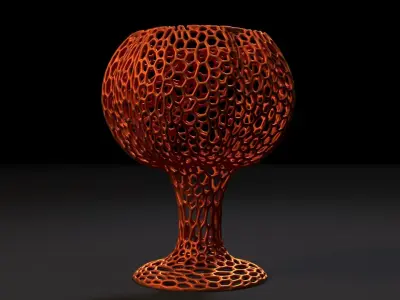 Cup pumpkin 3D print model
