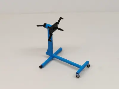 3d printable scale model engine stand 3D print model