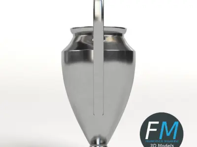 Sport trophy cup 3D model purchase