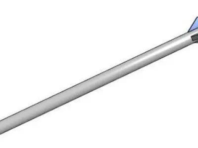 Bow and arrow 3D model