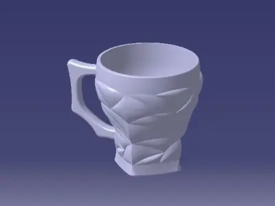 bamboo cup for printing 3D print model