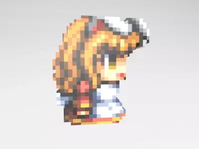 Rabbit Girl Low-poly 3D model purchase