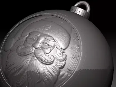 SANTA CLAUS THEMED CHRISTMAS TREE ORNAMENT 3D print model