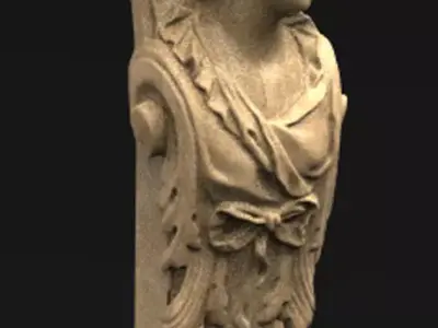 Decorative Marble 4 3D STL model 3D model