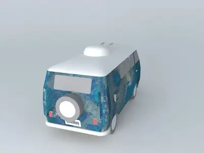 Post-Apocalyptic Ambulance Free 3D model