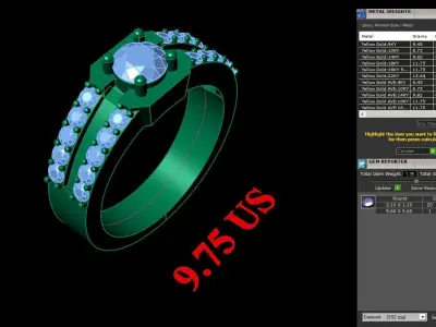 Luxury Men Rings Designs 4MR008 3D print model