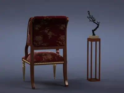 cabinet cabinet wardrobe sofa bed table bookshelve 3D model