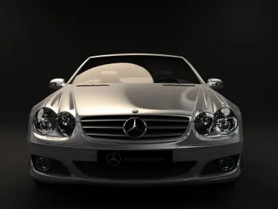 Mercedes SL500 Roadster 2005 3D model