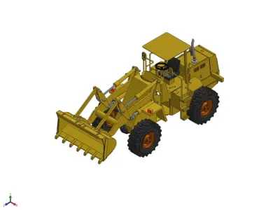 Wheel Loader 3D print model