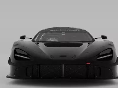 McLaren 720S GT3X 3D model purchase