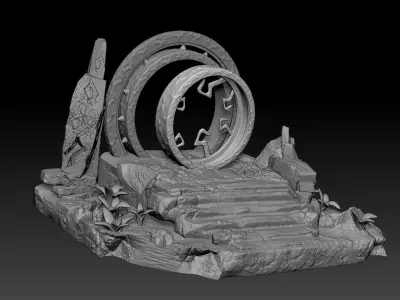 Night Lamp Portal 3D print model