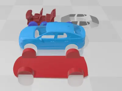 Capri 2025 - Separate Parts STL Model 3D print model