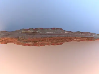 Worm monster 3D model