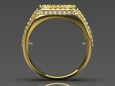 luxury man ring mr0165 3D print model