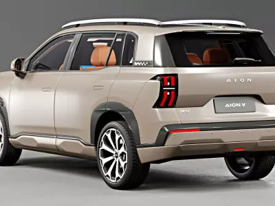 GAC Aion V 2025 with Interior 3D model