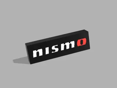 Nismo Led Sign 3D print model