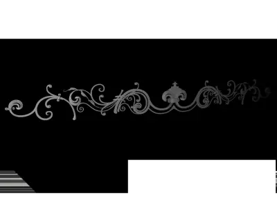 decorative forged patterns 3D model
