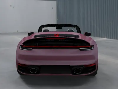 Porsche 911 Cabriolet 3D model