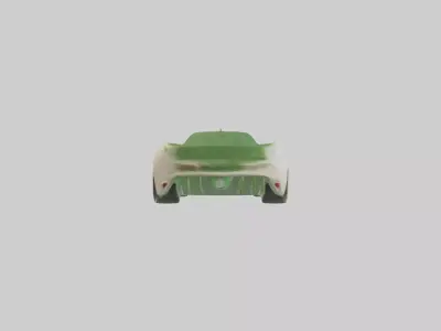 Eco Friendly Car Mode 1 Low-poly 3D model