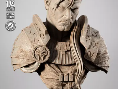 STAR WARS Exar Kun Portrait Bust 3D print model