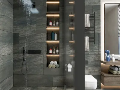 Bathroom 84 3D model