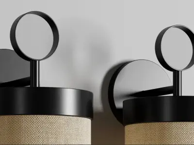 nooi aromas wall light Low-poly 3D model