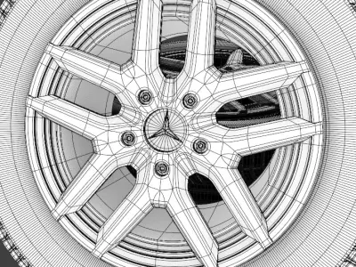 tire for mers 3D model