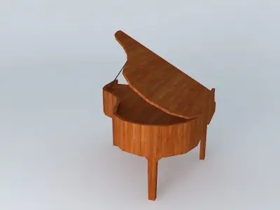 A Piano wood 3 3D model