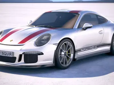 Porsche 911 R 2018 3D model
