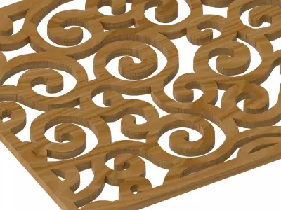Decorative panel STL 3D model 17