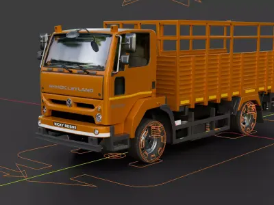 Ashok Leyland Ecomet 1215 3D model