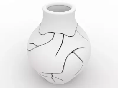 Modular Puzzle Vase 3D Printable Model 3D print model