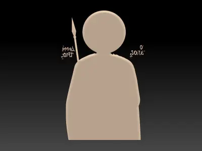 Demetrius of Thessaloniki 3D model