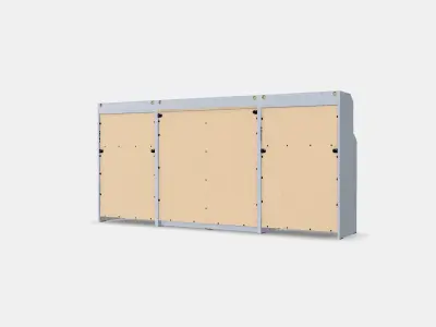 HAUGA Storage combination 10 Low-poly 3D model