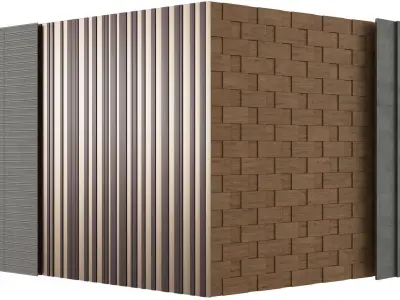 Decorative Wall Panel 01 3D model