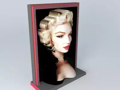 MARILYN 3D Sculpture Free 3D model
