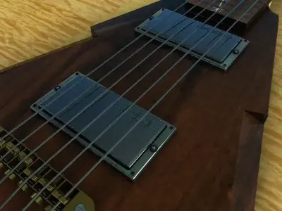 Dean Dave Mustain V 3D model