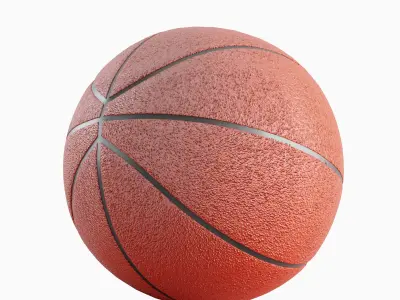 Basketball Ball 4K 02 3D model