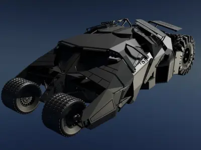 Batmovil Tumbler 3D model