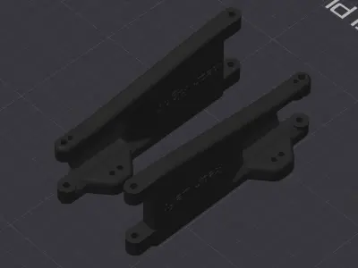 Rear Arms Bulkhead 2WD Circuit Ruckus Torment 70462 3D print model