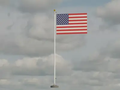 All Country Flag Low-poly 3D model