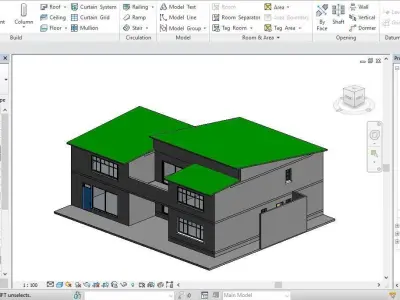 Residential Building Villa2 3D model