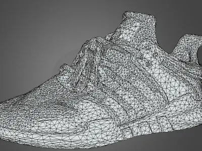 Adidas EQT Low-poly 3D model