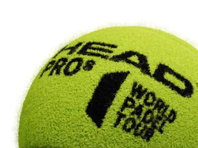 Padel balls 3D model