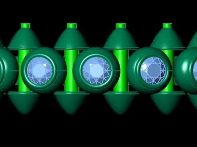 CLASH  CARTIEs RING DIAMONDS 3D print model