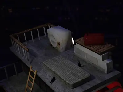 Old bar 3D model