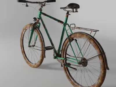 Old Bike Free 3D model