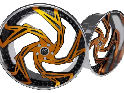 Amani Forged Costola Low-poly 3D model