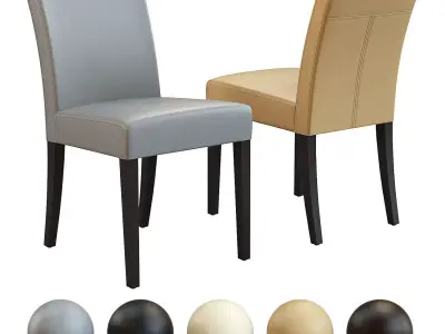 Crate and Barrel - Lowe Leather Chair 3D model
