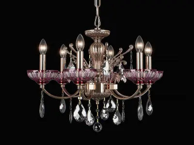 717062 Bogemia Osgona Chandelier 3D model